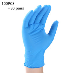 Black Disposable Chemical Resistant Rubber Nitrile Latex Work Housework Kitchen Home Cleaning Car Repair Tattoo Car Wash Gloves