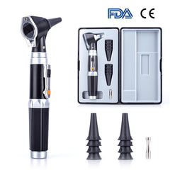 Professional Otoscopio Diagnostic Kit with 8 Tips Medical Home Doctor ENT Ear Care Endoscope LED Portable Otoscope Ear Cleaner