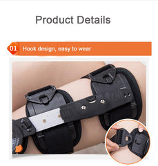 Knee Joint Fixation Bracket Adjustable Hinged Knee Patella Brace Injury Recovery Knee Orthosis ROM Brace and Leg Support
