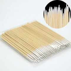 100pcs/ Pack Double Head Cotton Swab Women Makeup Cotton Buds Tip For Medical Wood Sticks Nose Ears Cleaning Health Care Tools