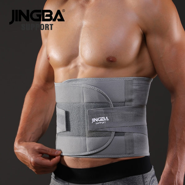 JINGBA SUPPORT fitness sports waist back support belts sweat belt trainer trimmer musculation abdominale Sports Safety factory