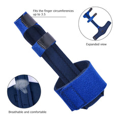 Finger Corrector Brace Stabilizer Adjustable Guard Support Splint Arthritis Tendonitis Sprained Pain Relief Rehabilitation Belt