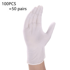 Black Disposable Chemical Resistant Rubber Nitrile Latex Work Housework Kitchen Home Cleaning Car Repair Tattoo Car Wash Gloves