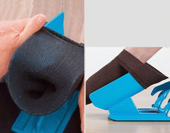 Pregnant Elderly Sock Wearing Shoe Horn Device Slider Easy on /off Sock Aid Kit Shoe Horn Device No Bending Stretching Straining