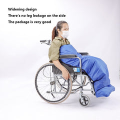 100% Waterproof Fleece-Lined Wheelchair Cozy Warmer Cover Legs / Feet for Manual / Powered Wheelchairs Senior