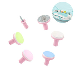 6 Pcs Electric Baby Nail Trimmer Head Replacement Kids Infant Safe Nail Manicure Polishing Sand Sponge