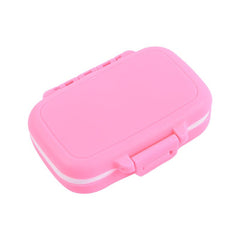 7 Days Medicine Pill Box Mini Round Portable Travel Storage Vitamin Box Sort Tablet Holder Organizer Container Cases