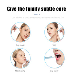 ENWOR Wireless Visual Otoscope 4.3mm Lens IP67 Waterproof Mini Ear Picker WiFi Endoscope Camera for Ear Cleaning Skin Check