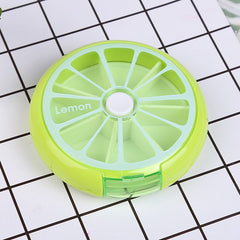 7 Days Medicine Pill Box Mini Round Portable Travel Storage Vitamin Box Sort Tablet Holder Organizer Container Cases