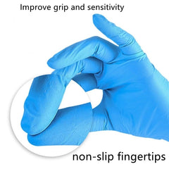 Black Disposable Chemical Resistant Rubber Nitrile Latex Work Housework Kitchen Home Cleaning Car Repair Tattoo Car Wash Gloves