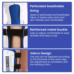 Medical Orthopedic Knee Joint Support Adjustable Hinged Knee Leg Brace Protector Bone Orthosis Ligament Care Joint Support