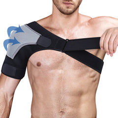 Tcare Adjustable Shoulder Brace Men Women, Shoulder Stability Support Brace for Torn Rotator Cuff Support Tendonitis Dislocation