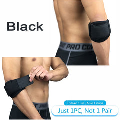 Tcare 1Piece Tennis Elbow Brace for Tendonitis - with Compression Pad Tennis &amp; Golfer&#39;s Elbow Strap Band - Relieves Forearm Pain
